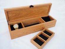 Load image into Gallery viewer, open wooden jewellery box