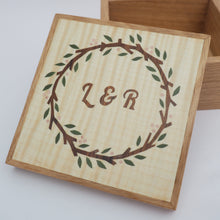 Load image into Gallery viewer, Spring/Summer Wedding Wreath Trinket Box