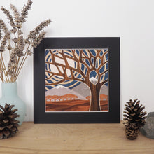 Load image into Gallery viewer, Snowy Mountain Tops Giclee Print Wall Hanging