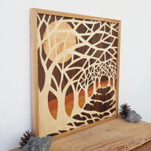 Load image into Gallery viewer, 'Evening Walk' Large Marquetry Wall Art