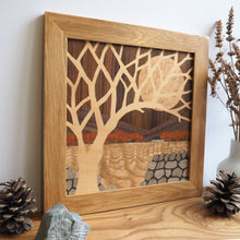 Load image into Gallery viewer, &#39;Out in the Hills&#39; Original Marquetry Wall Hanging

