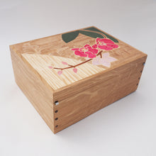 Load image into Gallery viewer, Pink Orchids Large Jewellery Box
