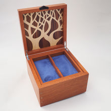 Load image into Gallery viewer, Moonlit Trees Small Wooden Jewellery Box
