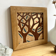 Load image into Gallery viewer, Miniature Golden Hour Marquetry Wall Art
