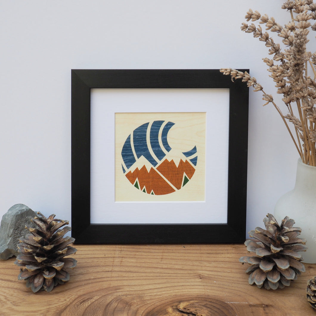 Framed Mountain Giclee Print