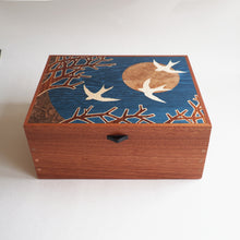 Load image into Gallery viewer, Swallows Large Jewellery Box
