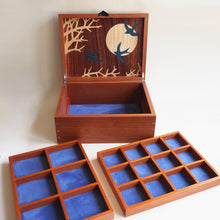 Load image into Gallery viewer, Swallows Large Jewellery Box
