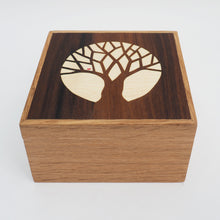 Load image into Gallery viewer, Little Bird in Tree Wooden Trinket Box
