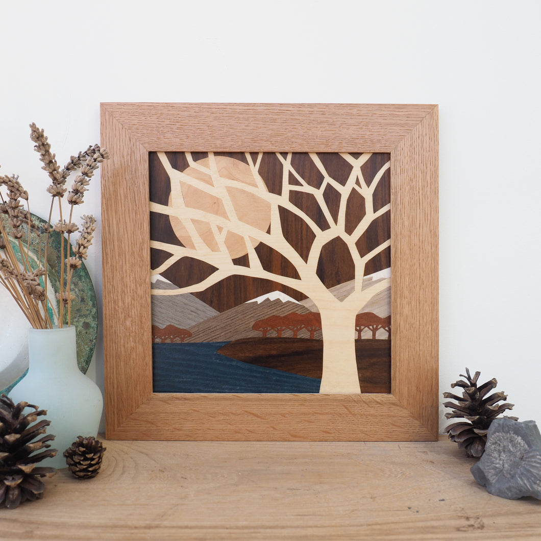 'Great Outdoors' Original Marquetry Wall Hanging