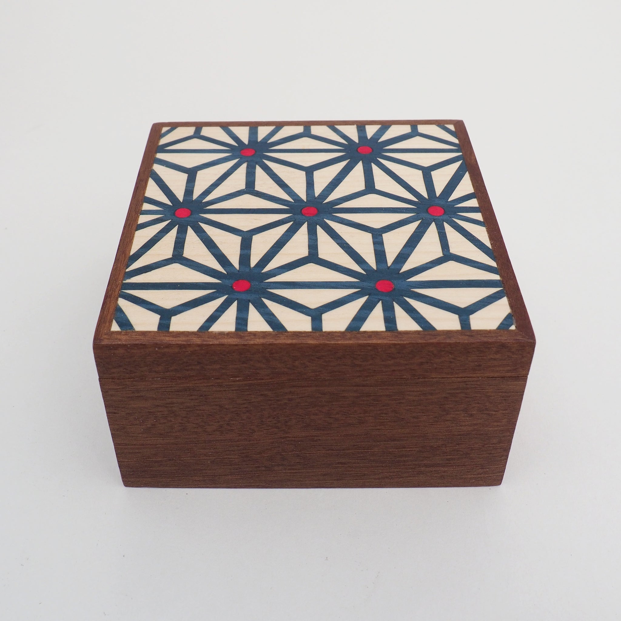 Sycamore Wooden Box With Sapele Lid Japanese Modernist