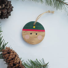 Load image into Gallery viewer, Wooden Marquetry Christmas Tree Decorations
