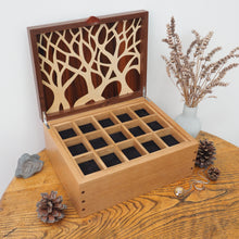Load image into Gallery viewer, Moonlit Trees Large Wooden Jewellery Box
