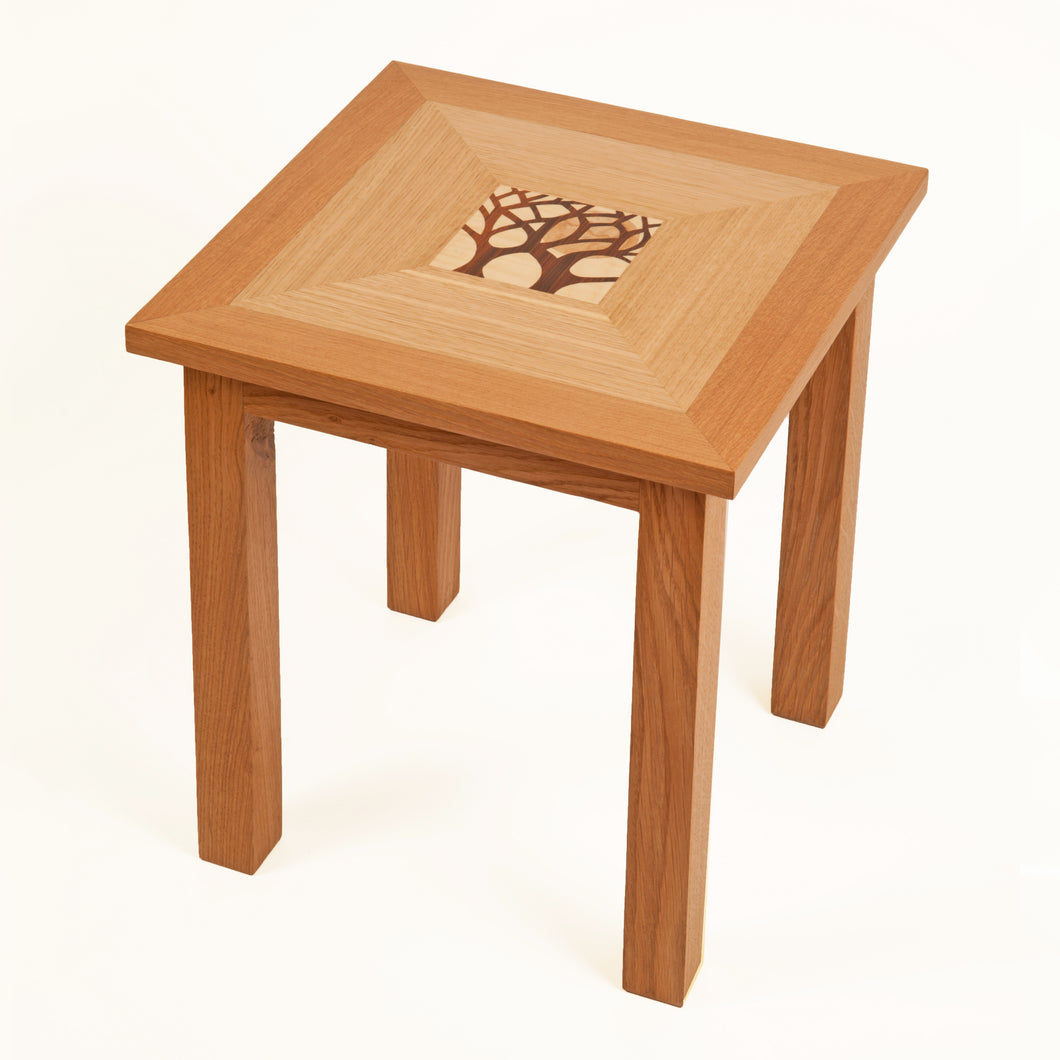 Small Tree and Moon Oak Coffee Table