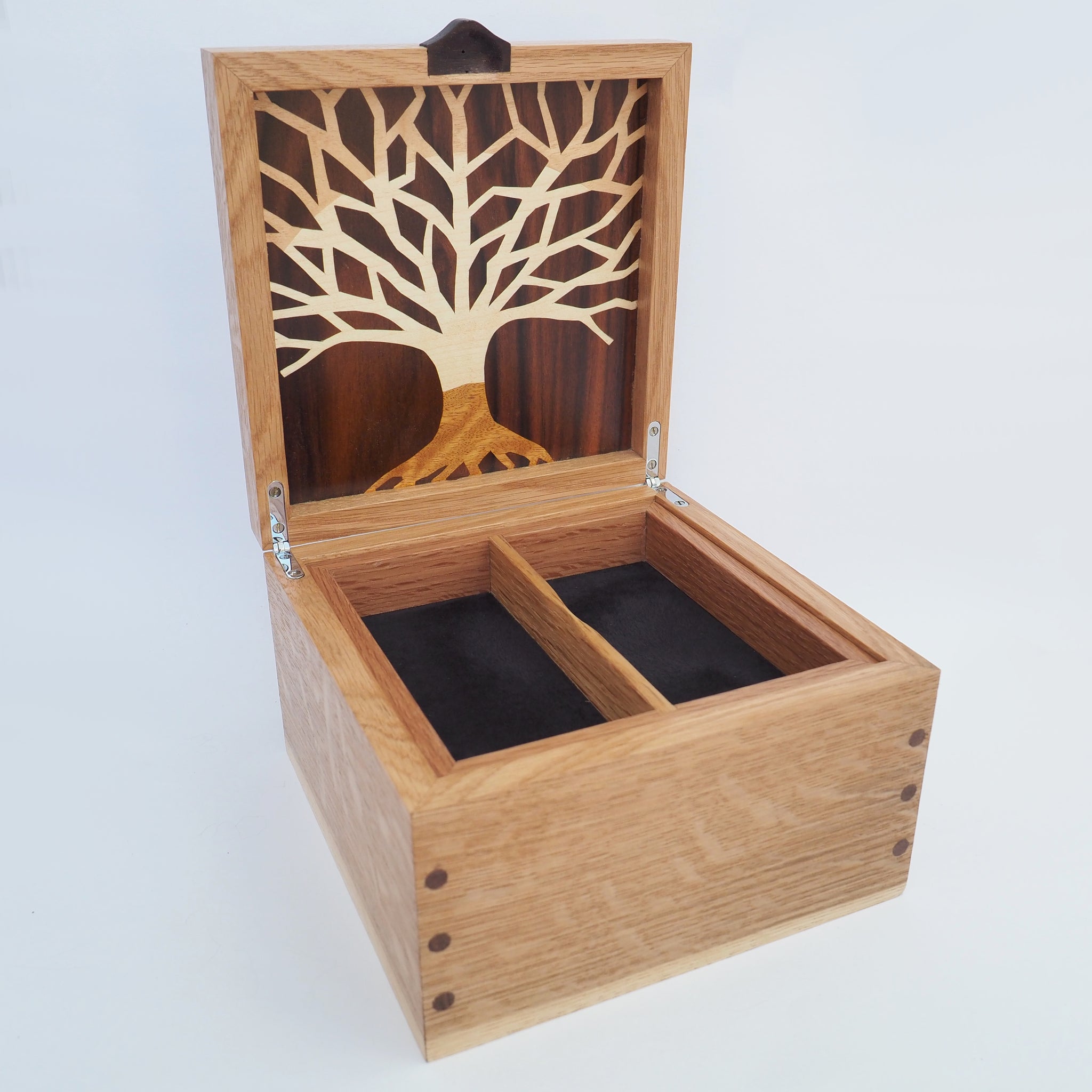 Womens Body Jewelry deals Box Wooden - Custom, Female Tree Art, Tree Of Life Jewelry Box For Girls