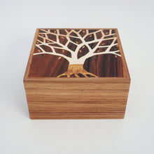 Load image into Gallery viewer, Tree of Life (dark) Wooden Trinket Box
