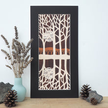 Load image into Gallery viewer, Winter Trees Reflection Giclee Print
