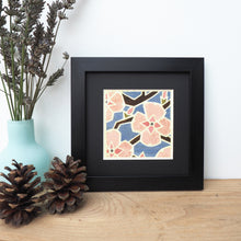 Load image into Gallery viewer, cherry blossom small framed giclee print
