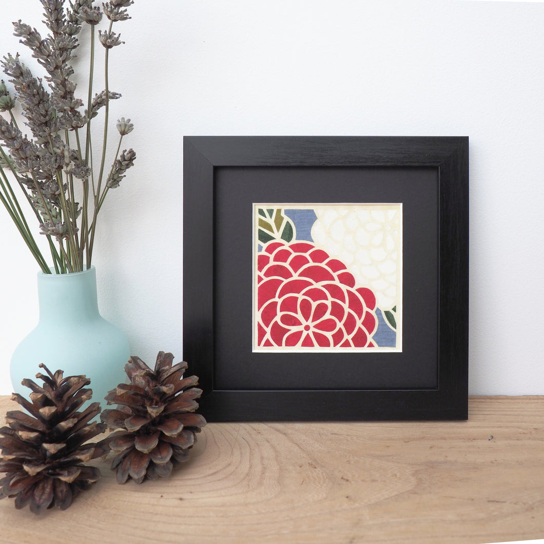 Chrysanthemum framed giclee print