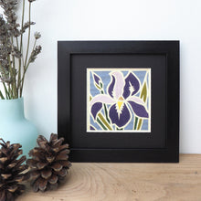 Load image into Gallery viewer, framed iris giclee print

