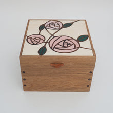 Load image into Gallery viewer, Mackintosh Rose Small Jewellery Box (Light)
