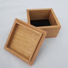Load image into Gallery viewer, open wooden trinket box
