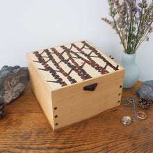 Load image into Gallery viewer, Silver Birch Ash Jewellery Box
