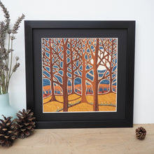 Load image into Gallery viewer, &#39;Snowdrop Forest&#39; Framed Giclee Print
