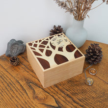 Load image into Gallery viewer, Tree and Moon Wooden Trinket Box
