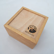 Load image into Gallery viewer, TT Designs Branding on wooden trinket box
