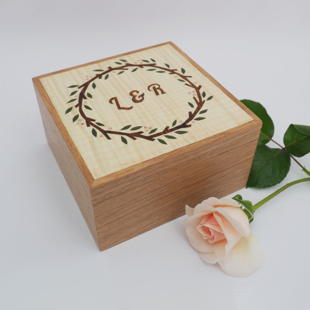 Spring/Summer Wedding Wreath Trinket Box